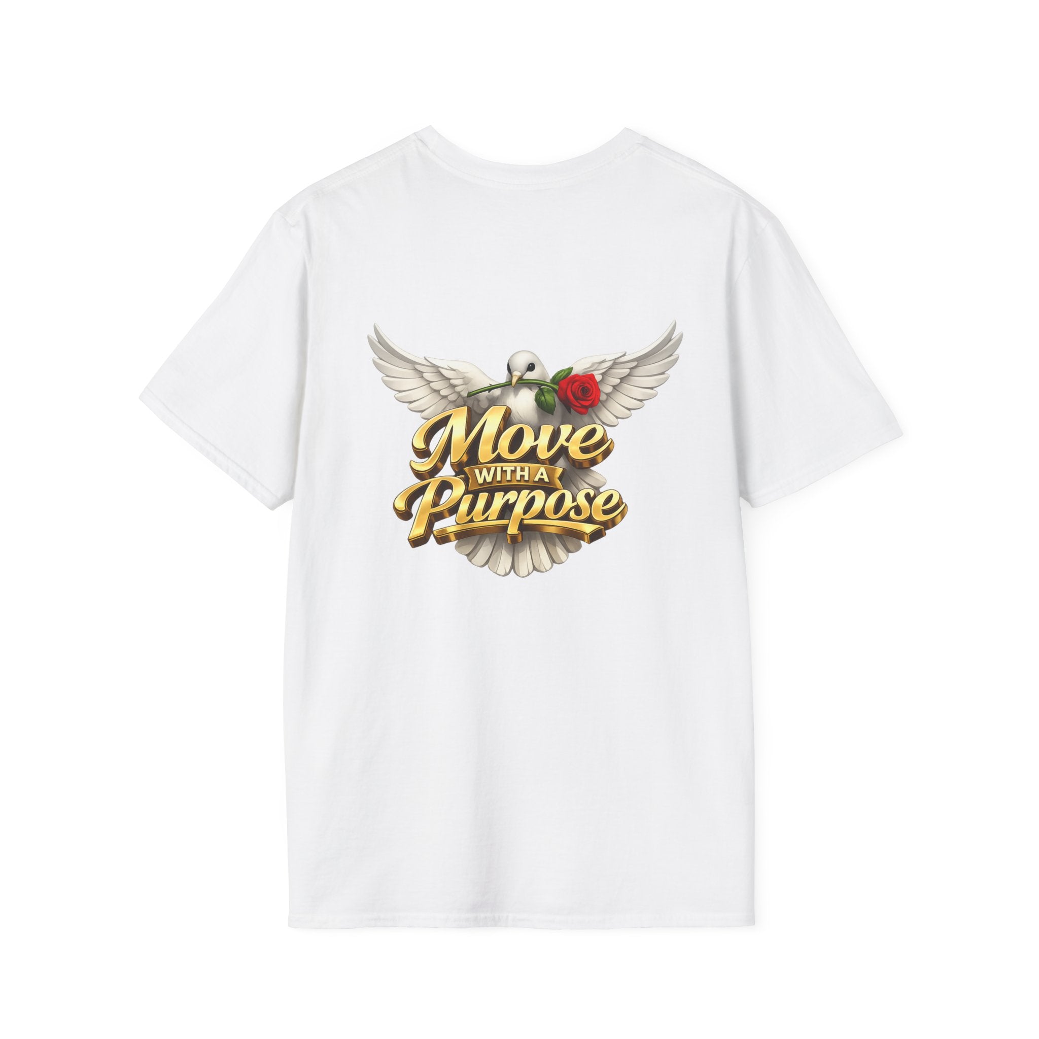 Rise Up United T-Shirt — Move With A Purpose Dove & Roses Graphic Tee