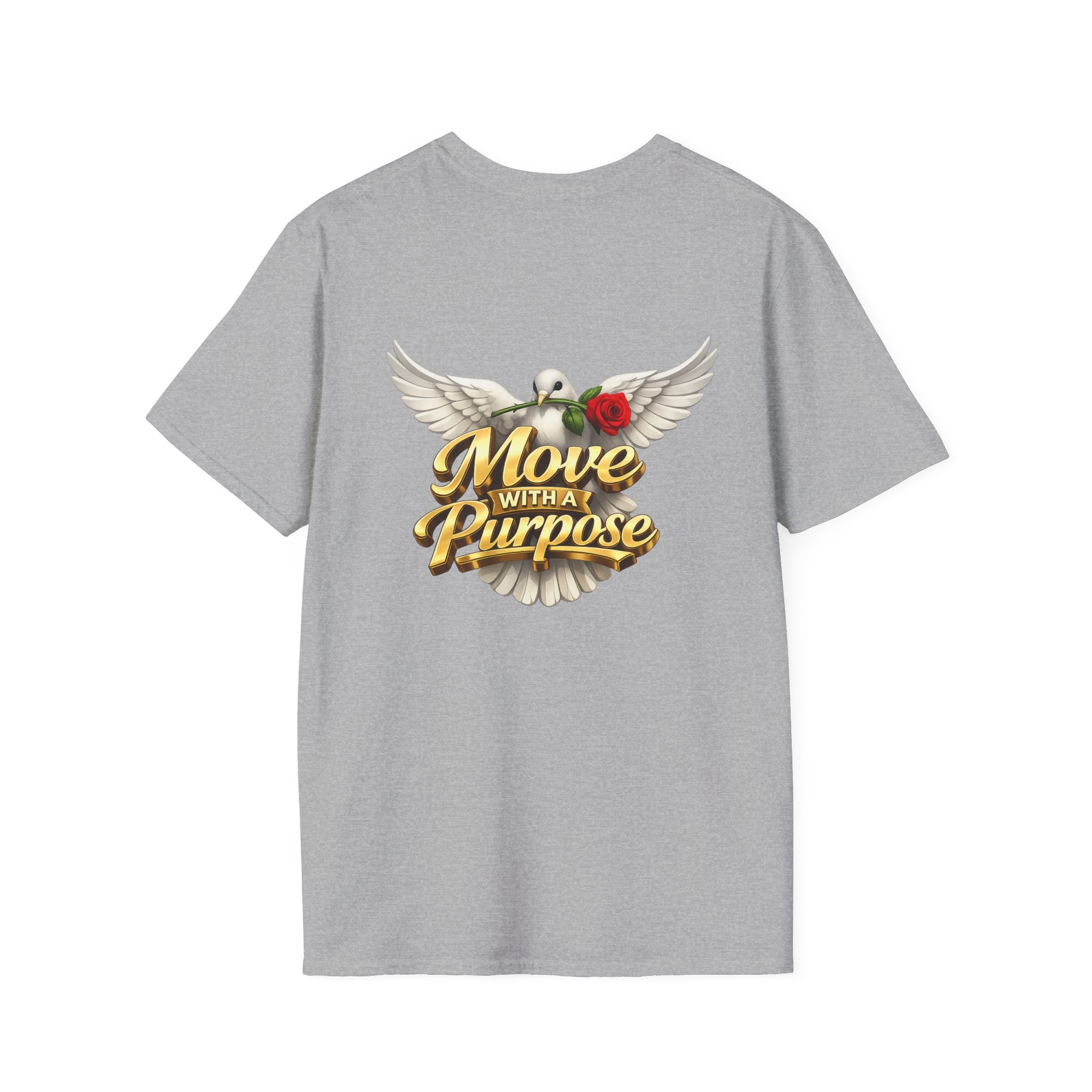 Rise Up United T-Shirt — Move With A Purpose Dove & Roses Graphic Tee