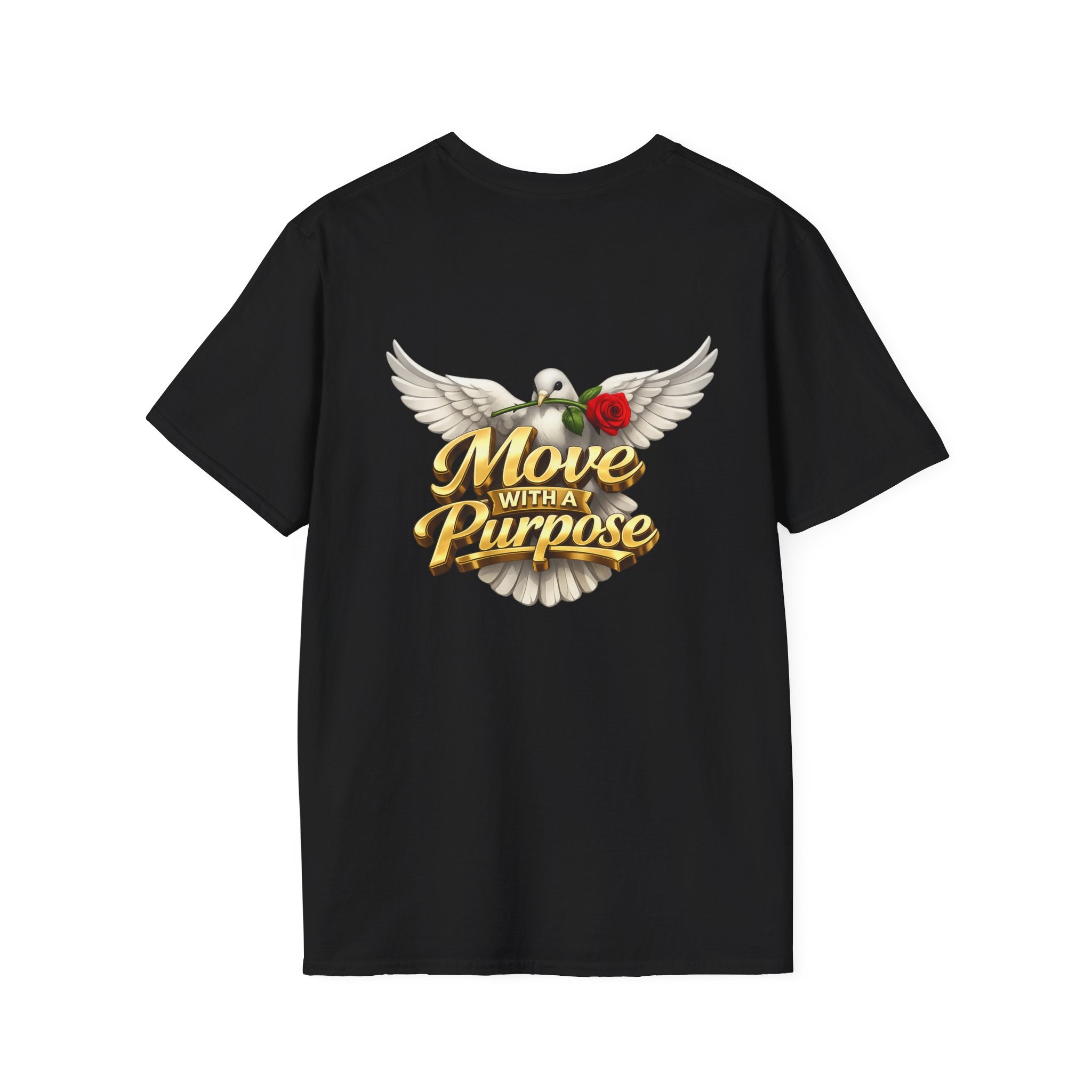 Rise Up United T-Shirt — Move With A Purpose Dove & Roses Graphic Tee