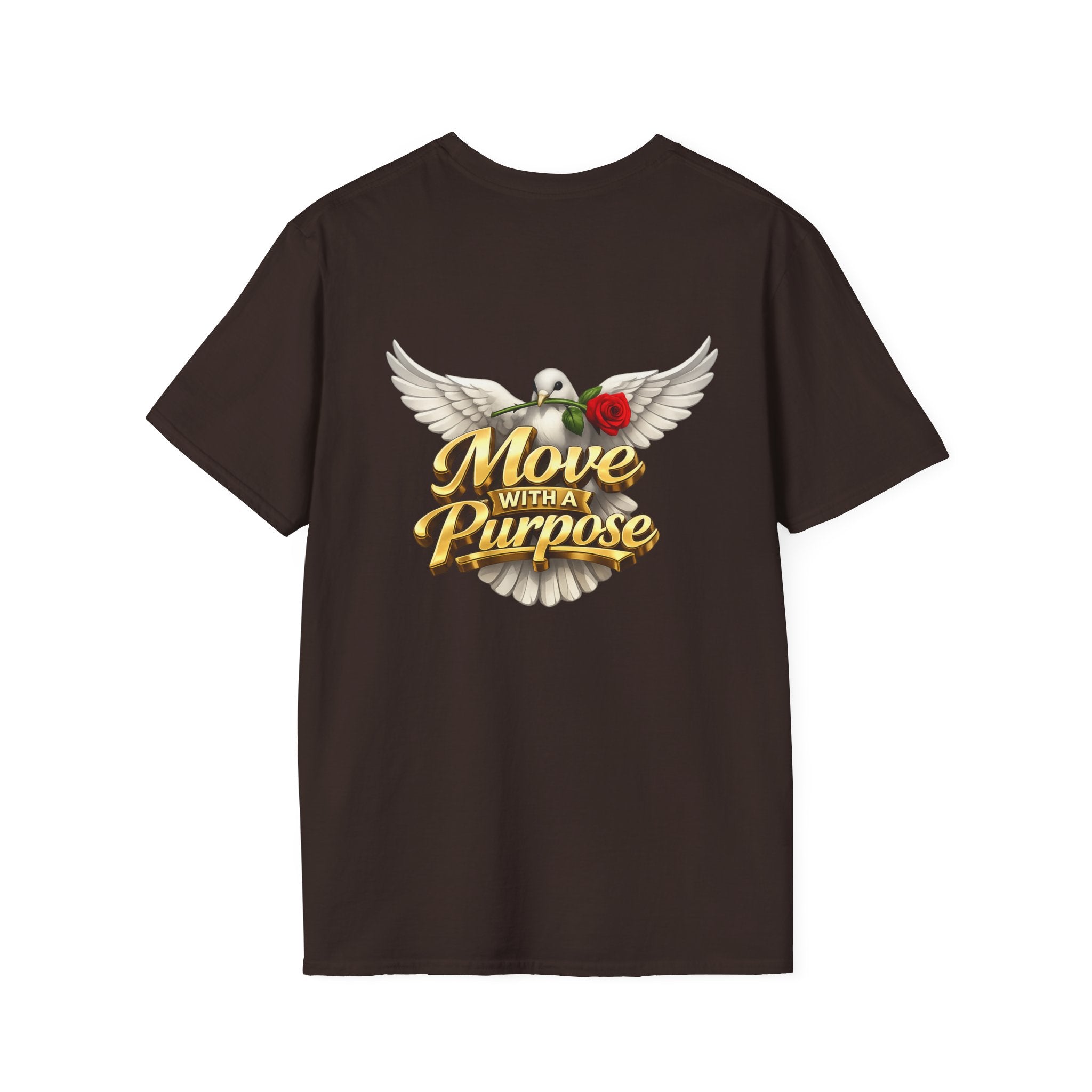 Rise Up United T-Shirt — Move With A Purpose Dove & Roses Graphic Tee